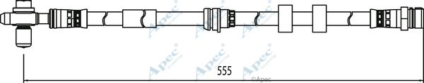 APEC BRAKING Тормозной шланг HOS4135